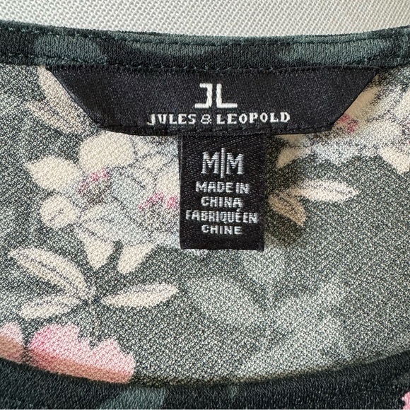 Jules & Leopold Asymmetrical Floral Top Size Medium - Picture 2 of 4
